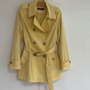 Ralph Lauren Sunny Yellow Trench Coat